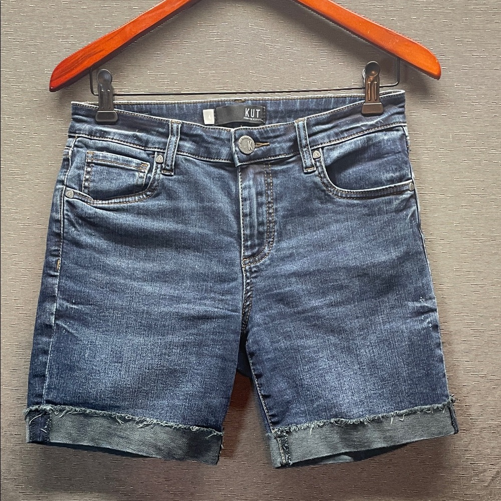 Kut from the Kloth Blue Jean Shorts Classic Style